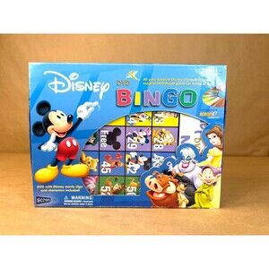Disney DVD Bingo Board Game (2005/2007) - Complete Family Game Night - Mattel